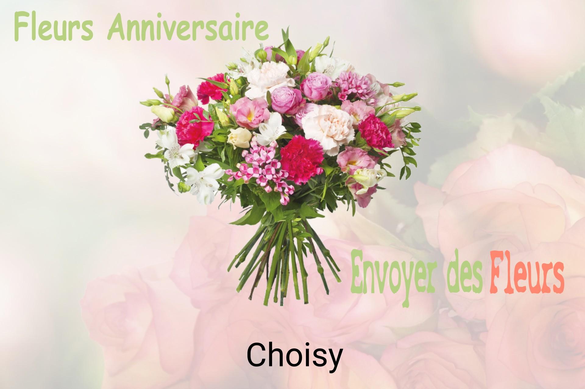 Bouquet de fleurs d’anniversaire livré à Choisy